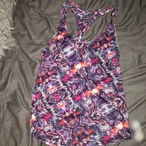 Printed athletic top